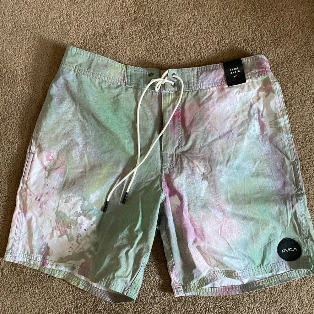 RVCA Tie Dye Board Shorts Sz 32